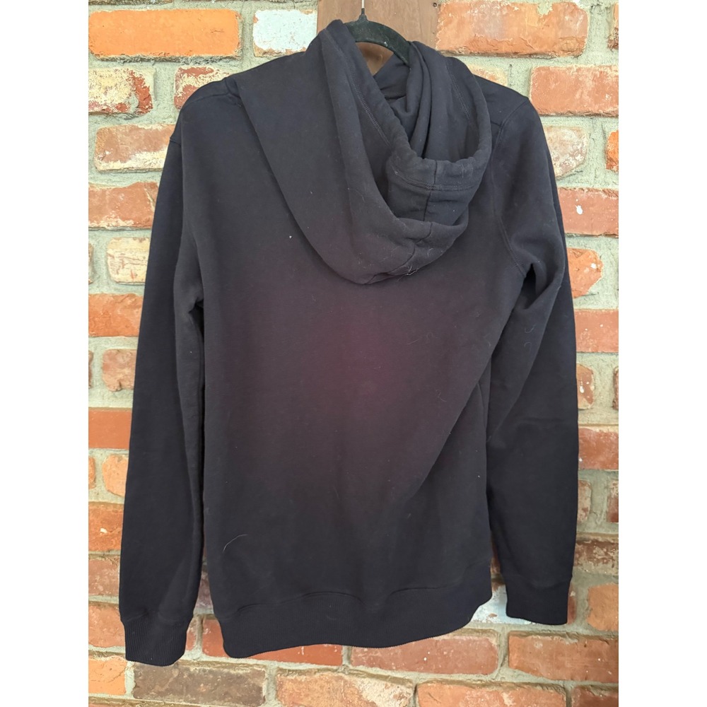 Hollister California Large Black Gold Foil Logo Pullover Hoodie Sweatshirt - Picture 5 of 6